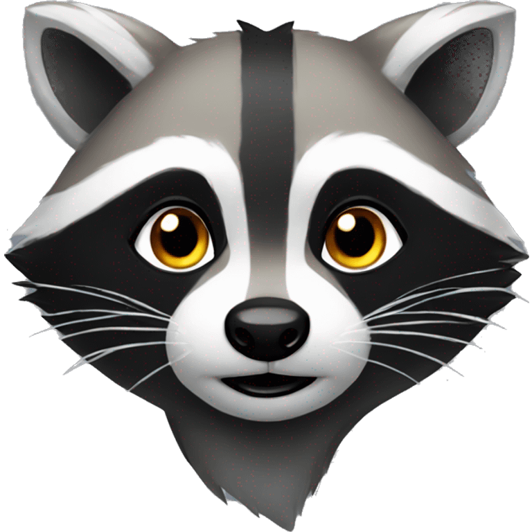 Shiny raccoon  emoji