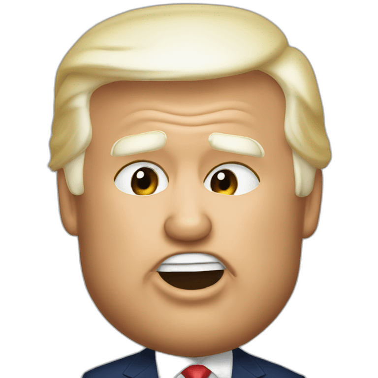 Joe Biden kissing Donald trump emoji