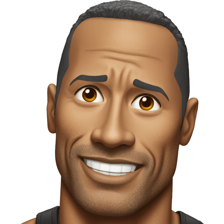 Dwayne Johnson emoji