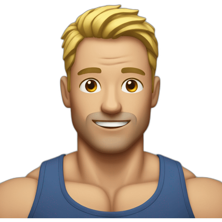 Gym man emoji