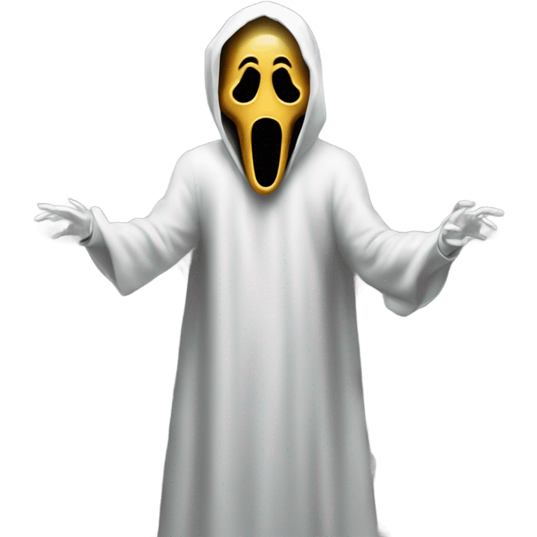 Ghostface from scream emoji