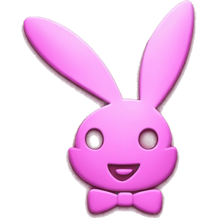 pink playboy logo emoji