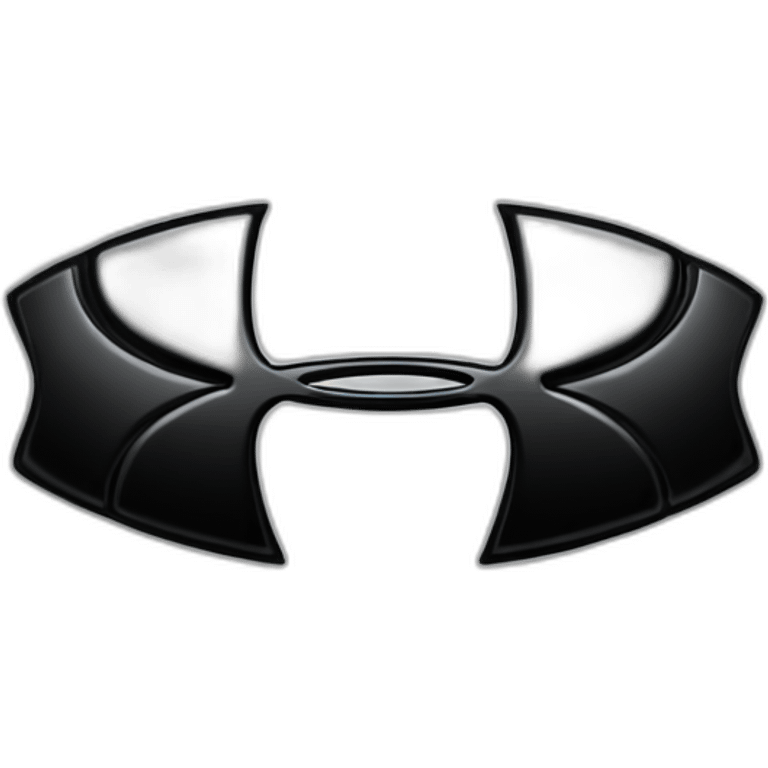 Under armour black logo emoji