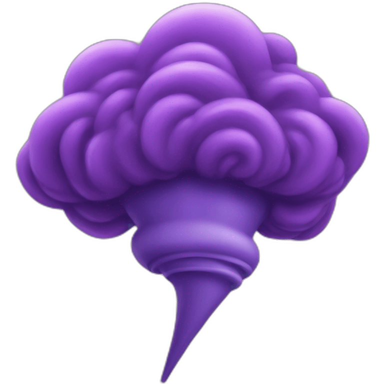 purple tornado  emoji