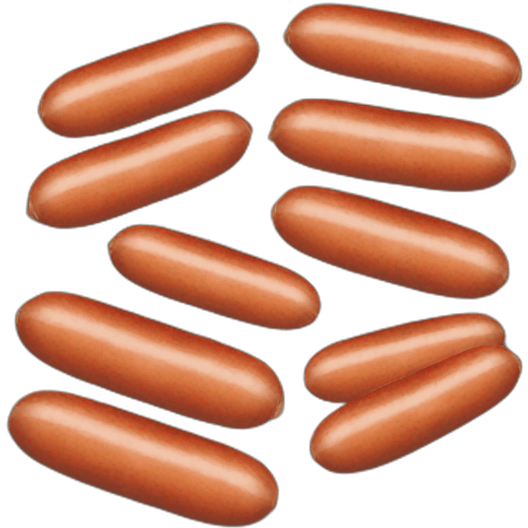 sliced sausages emoji