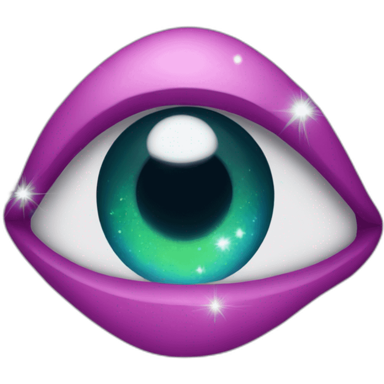 emoji with sparkles in the eyes emoji