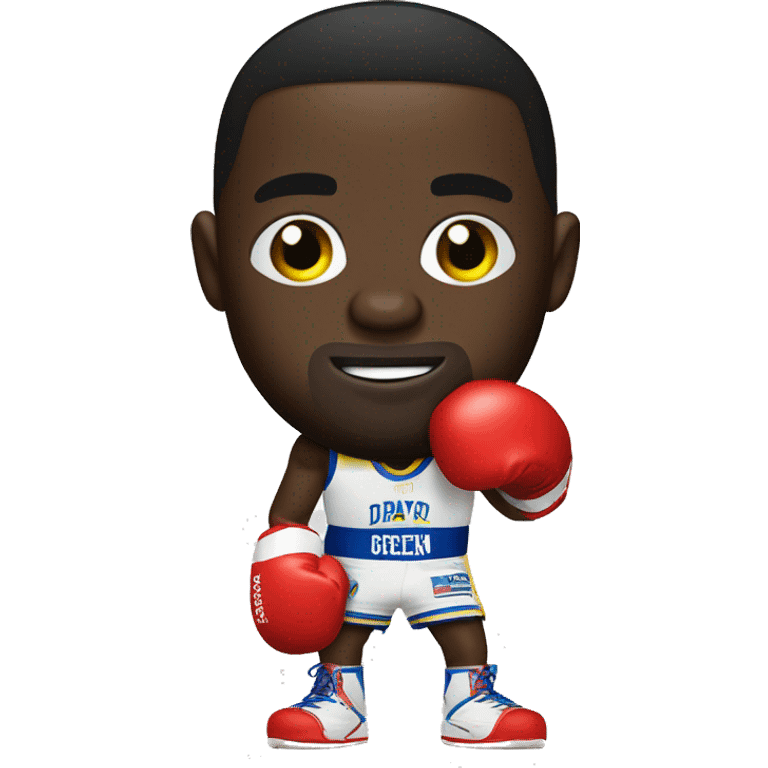 draymond green wearing boxing gloves emoji