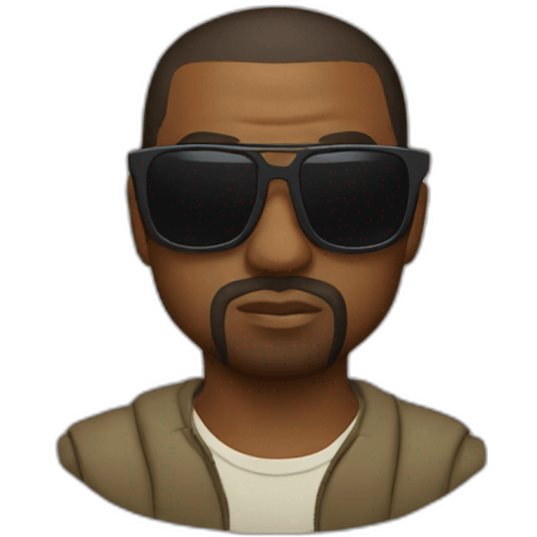 kanye west sunglasses emoji