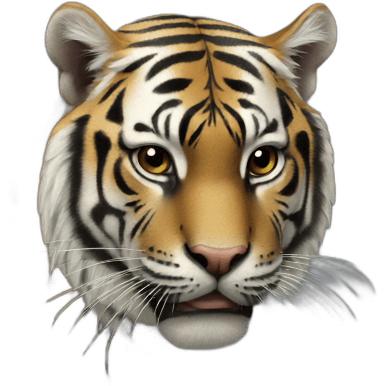 black tiger emoji