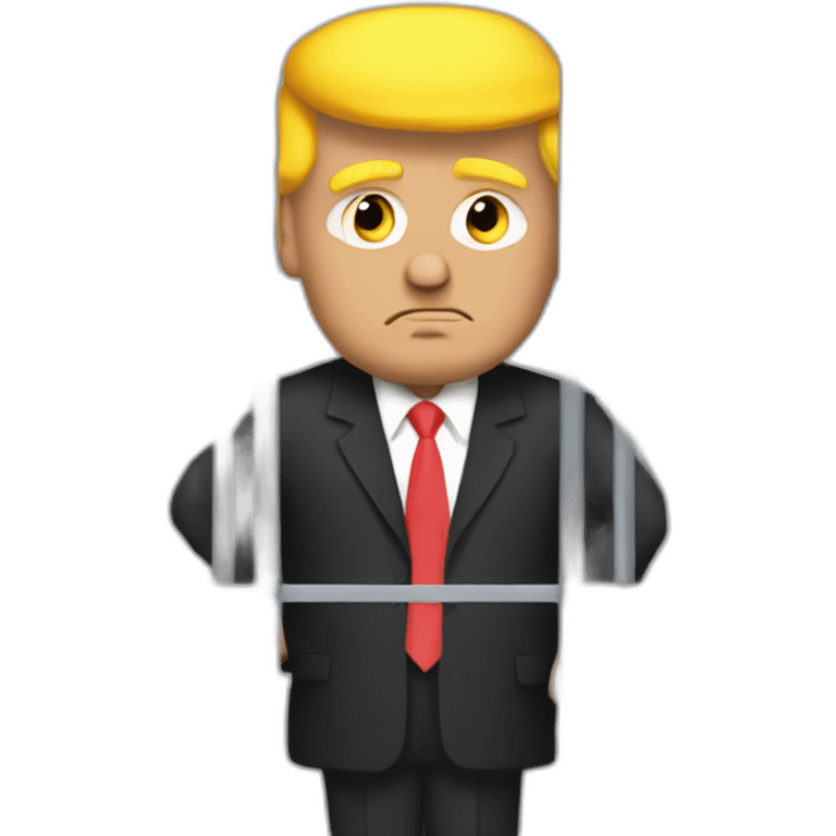 trump behind bars emoji