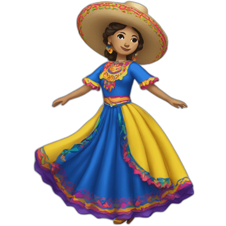 folklorico dancer emoji