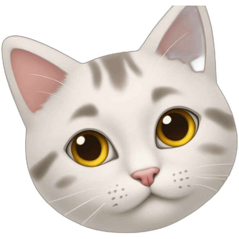 Un chat qui prend un autre chat emoji