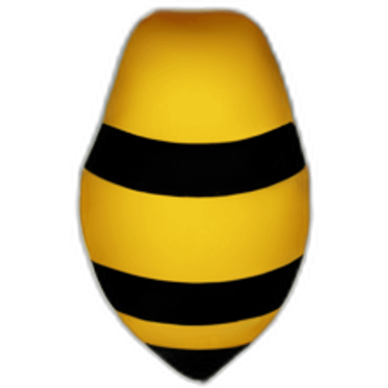 Bee with a agree emoji  emoji