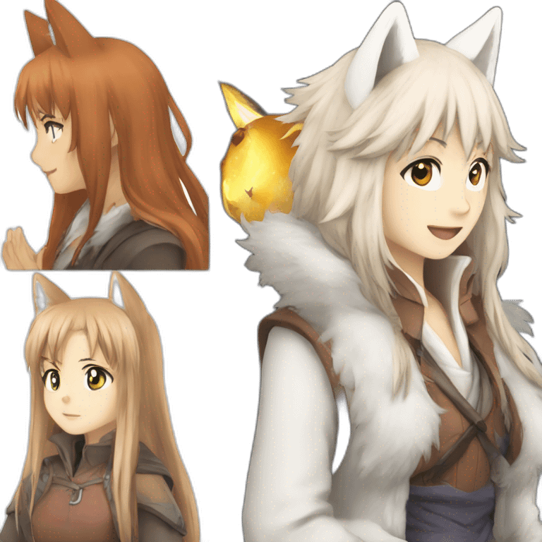 Holo Spice ans wolf emoji