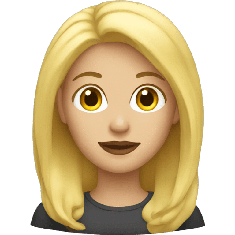 blonde woman emoji