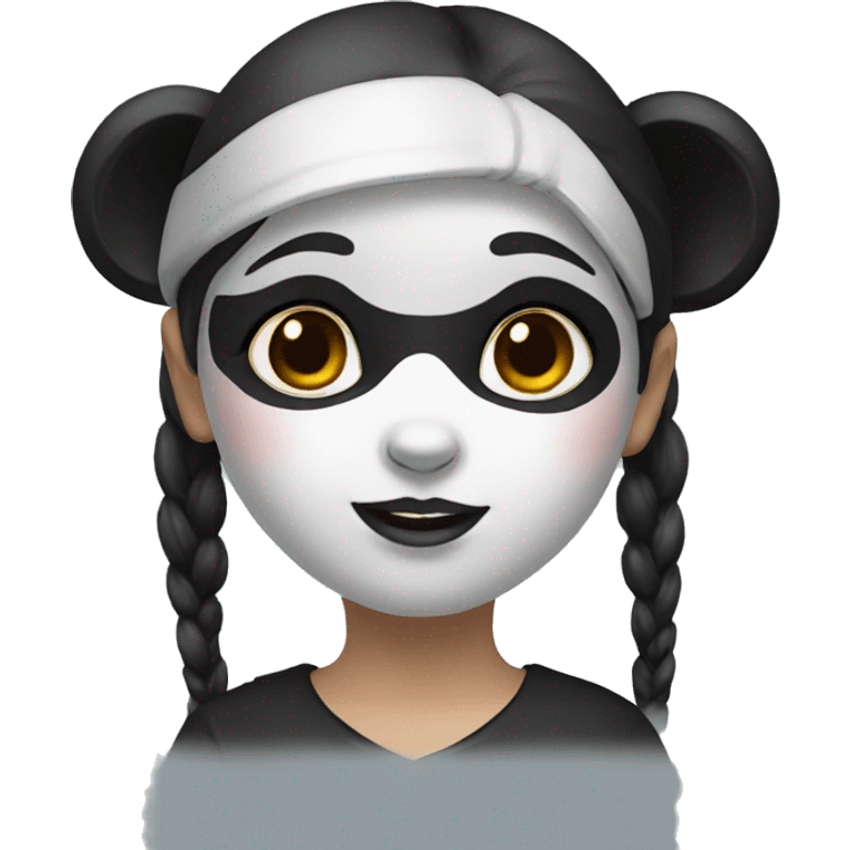 Panda girl emoji