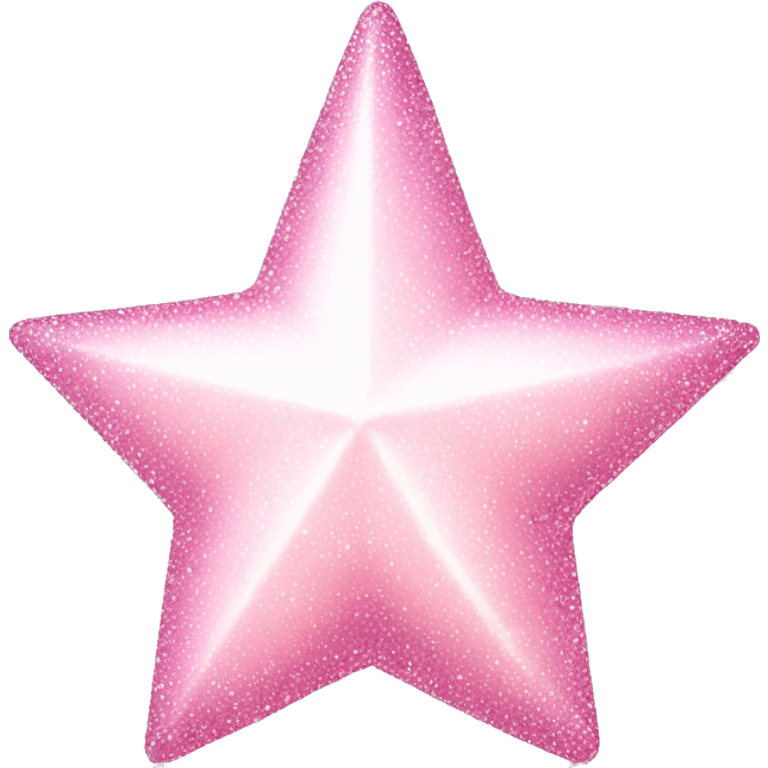 Light pink and white sparkly star dream perfume  emoji