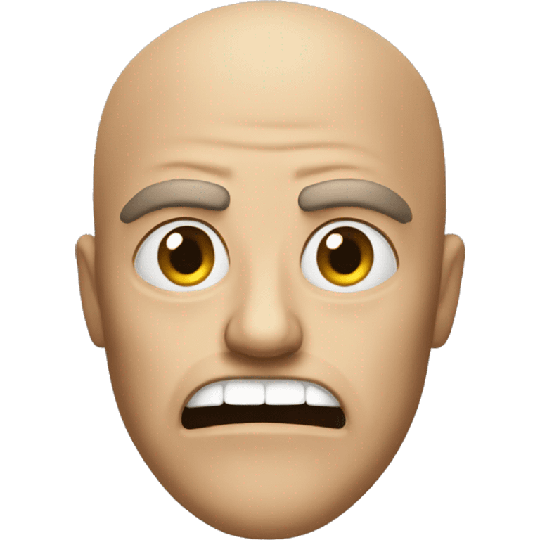 A vengeful face emoji