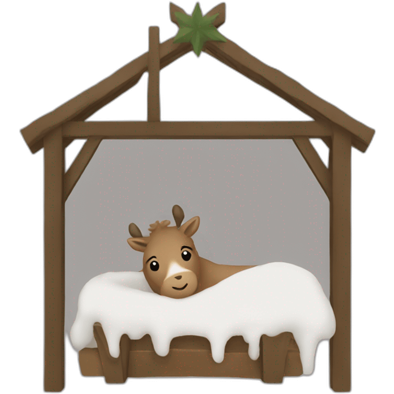 christmas manger emoji