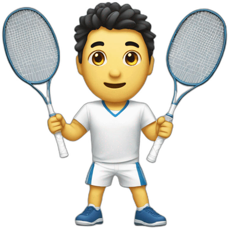 Badminton équipe emoji