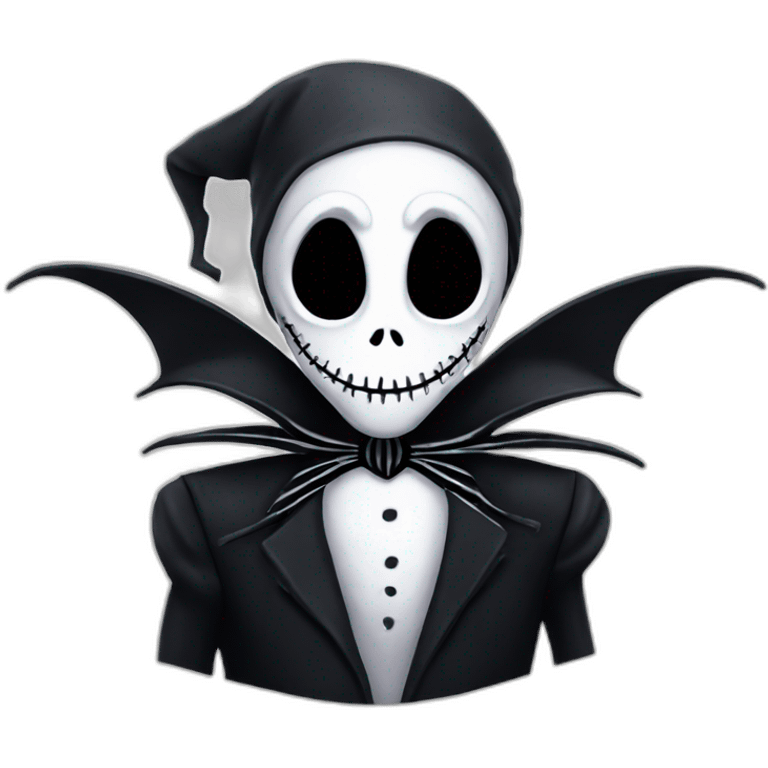 Jack Skellington zero emoji