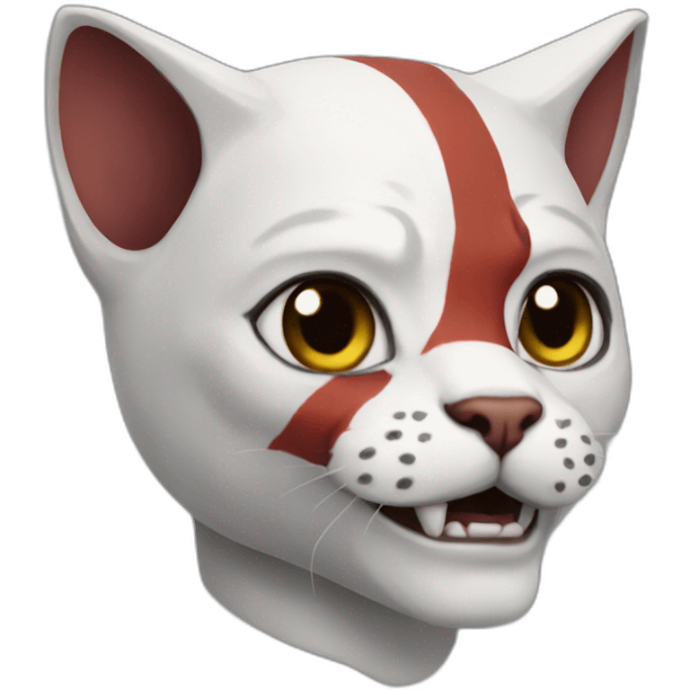 cat kratos from god of war emoji