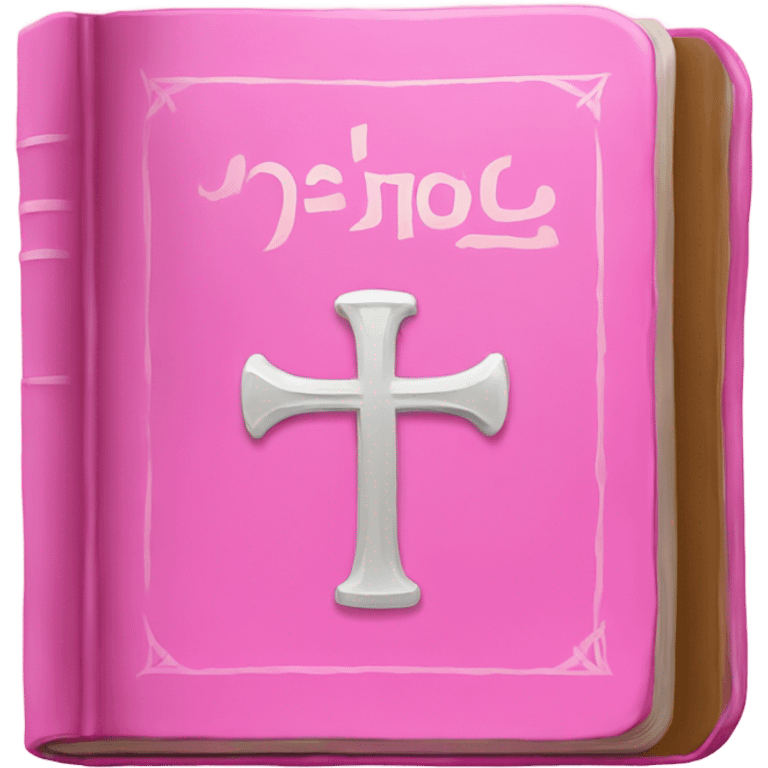 holy bible pink emoji