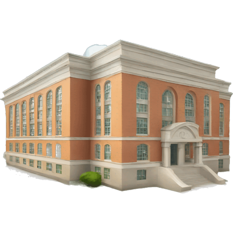 high school building emoji