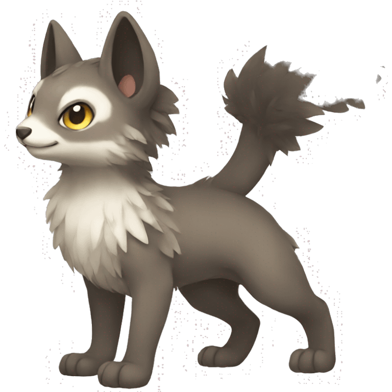 Cute cool animal hybrid Fakemon full body emoji