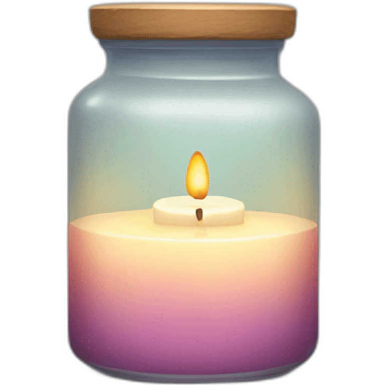 Candle jar emoji