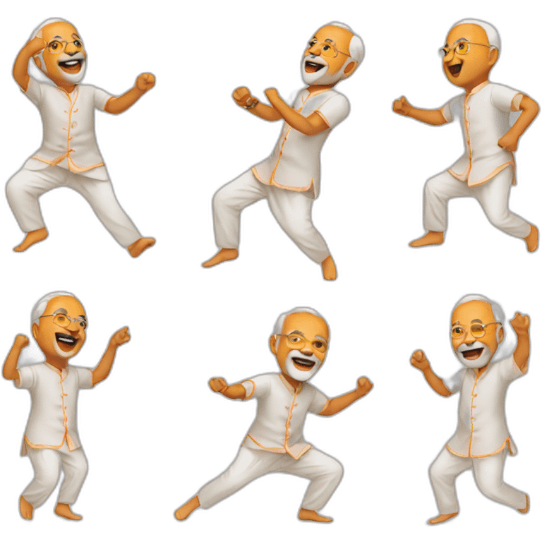 Modi dancing emoji