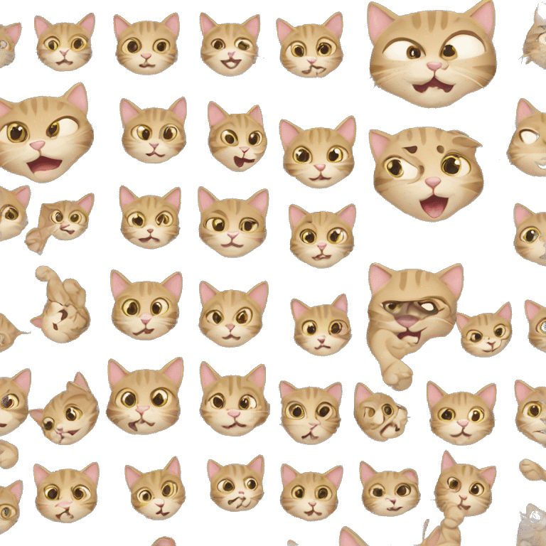 Cat crazy emoji