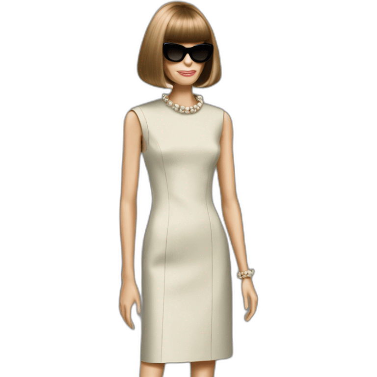 Anna wintour balenciaga dress emoji