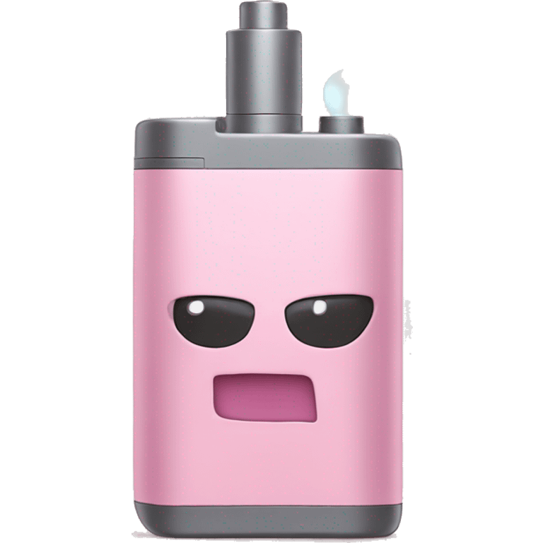 light pink electronic vape emoji