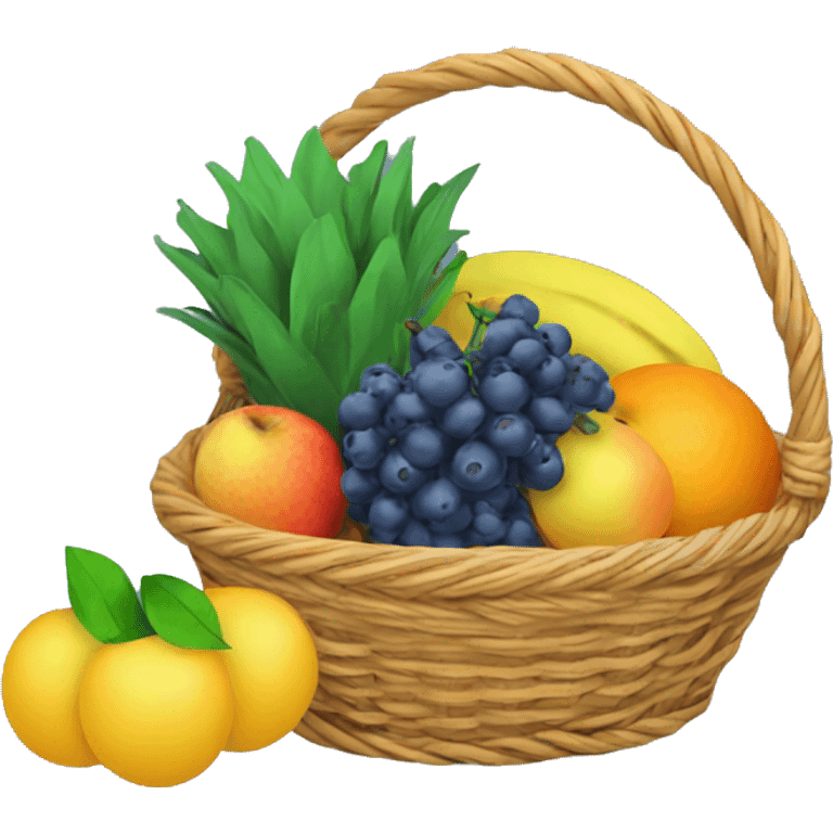 Fruit basket  emoji