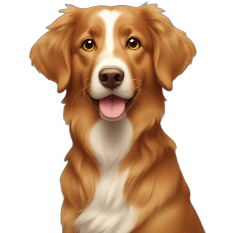 amos the tolling retriever emoji