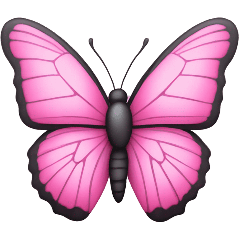 Pink butterfly  emoji