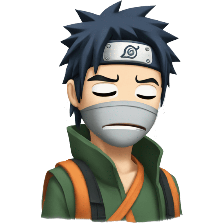 Naruto crying emoji