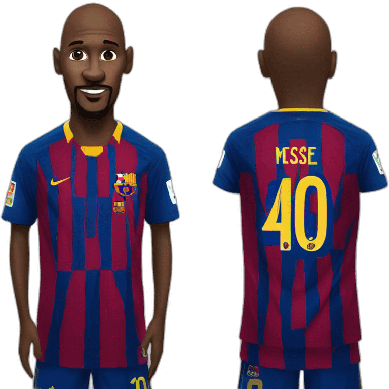 2 FACE FOR MESSI WITH ONE DIFFERENT emoji