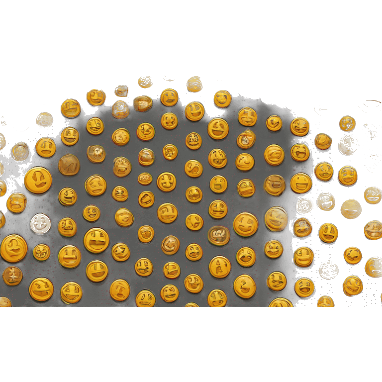 a bitcoin- BTC emoji with the color #f7931a emoji