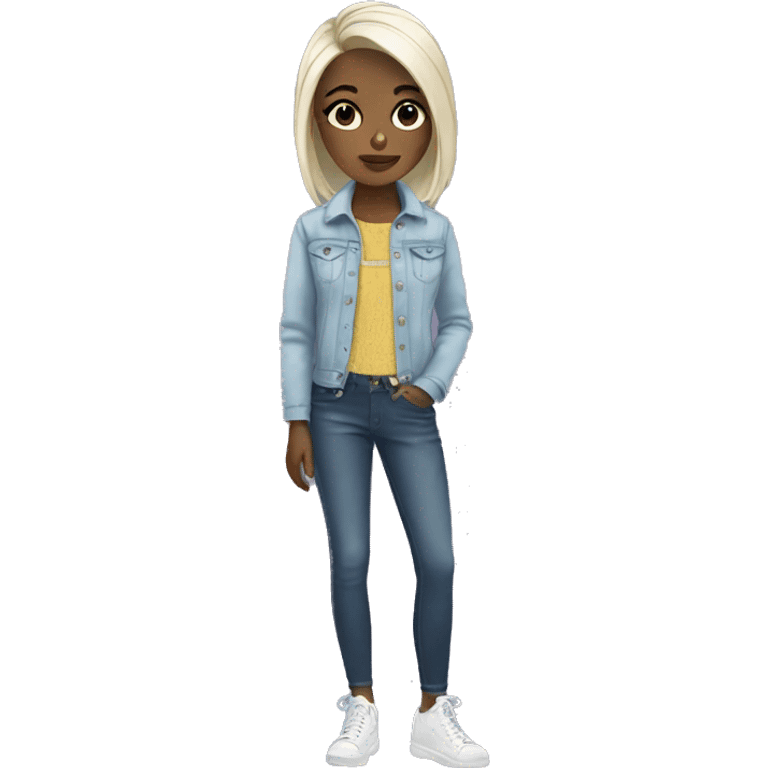 fashionable girl emoji