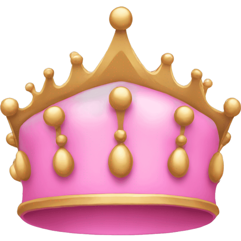 Crown pink emoji