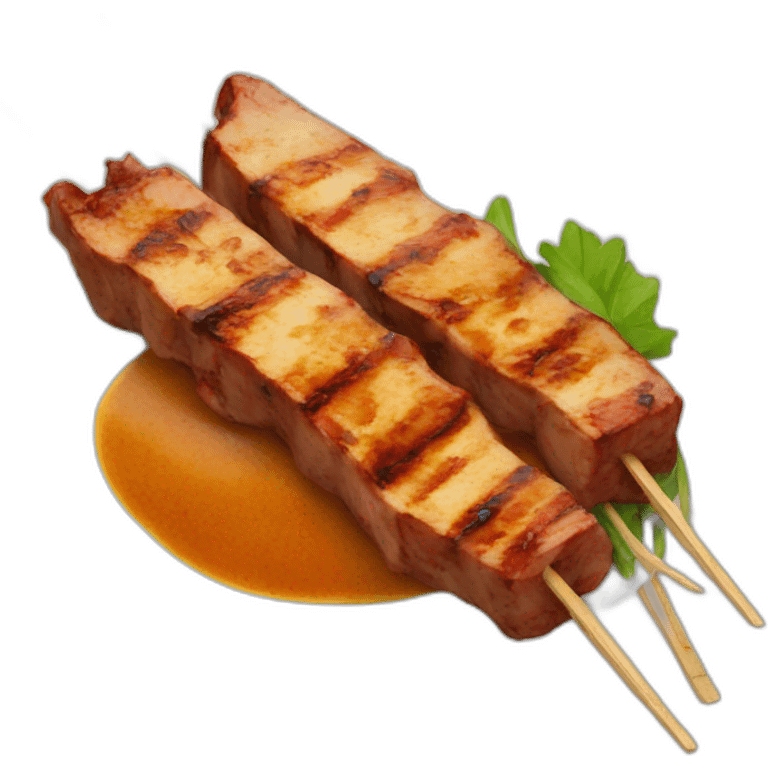 meat satay emoji