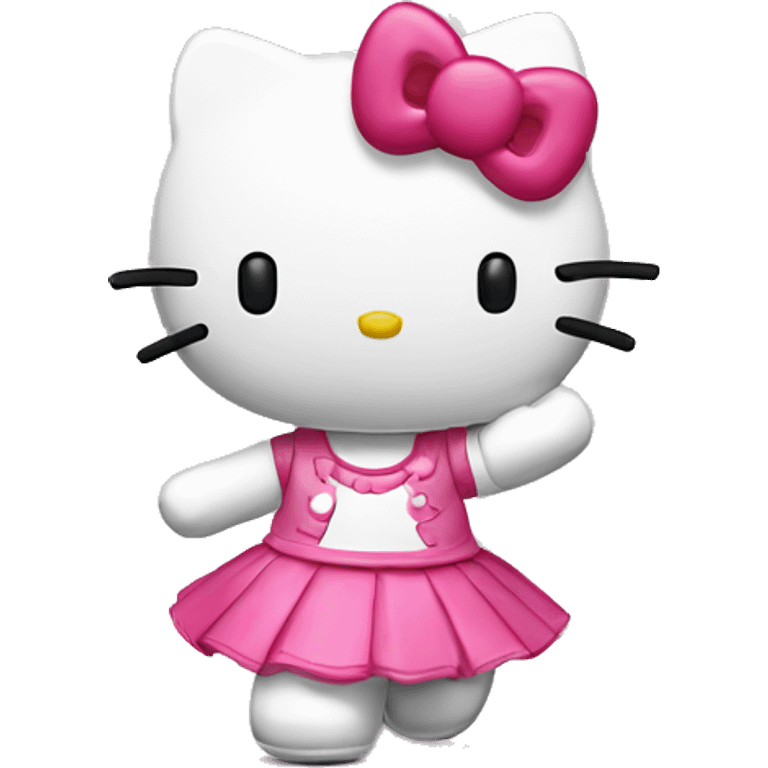 Hello Kitty qui danse la Macarena emoji