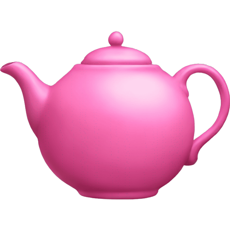 Pink tea pot emoji