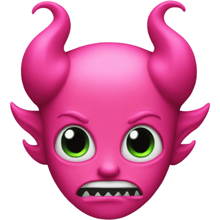 Pink devil  emoji