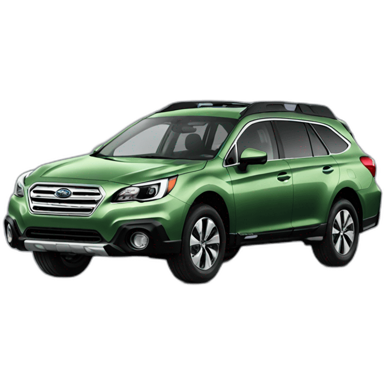 Green Subaru Outback  emoji