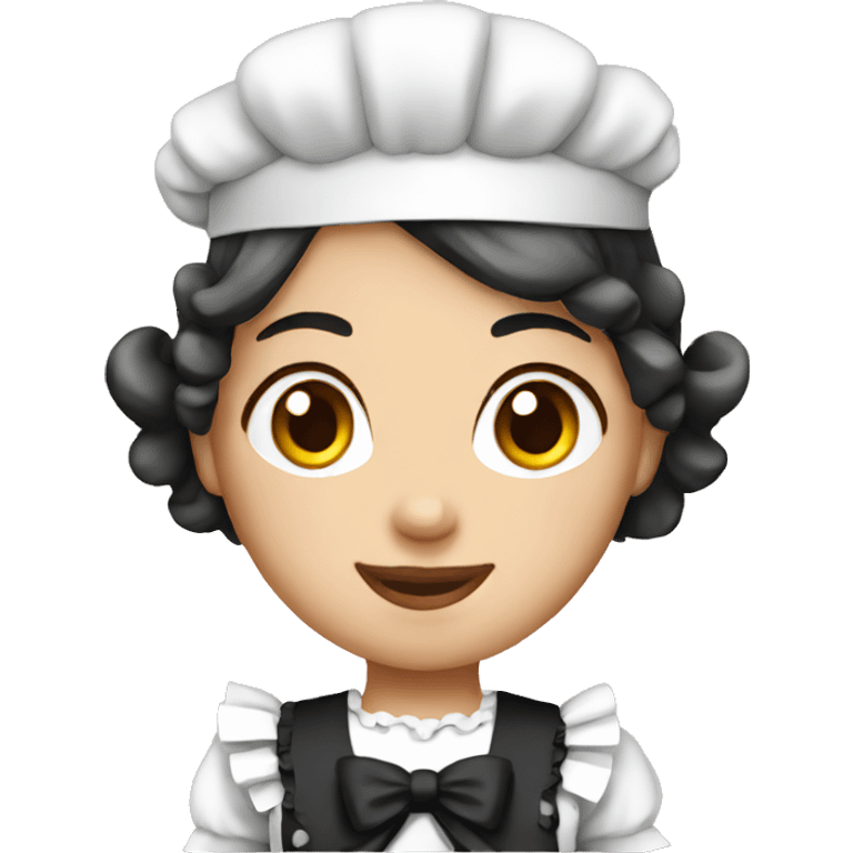 French maid emoji