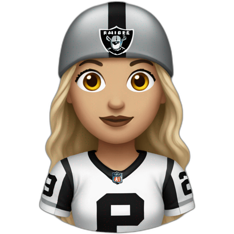 Raiders fan female emoji