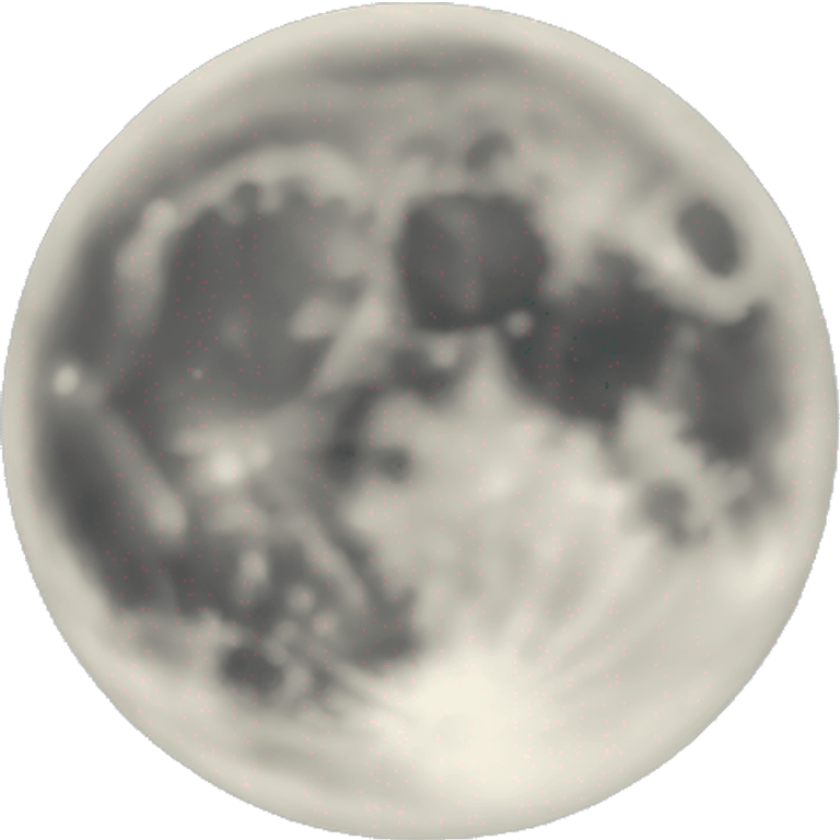 Full moon emoji